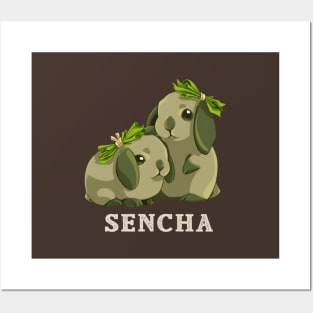 sencha bunnies Posters and Art